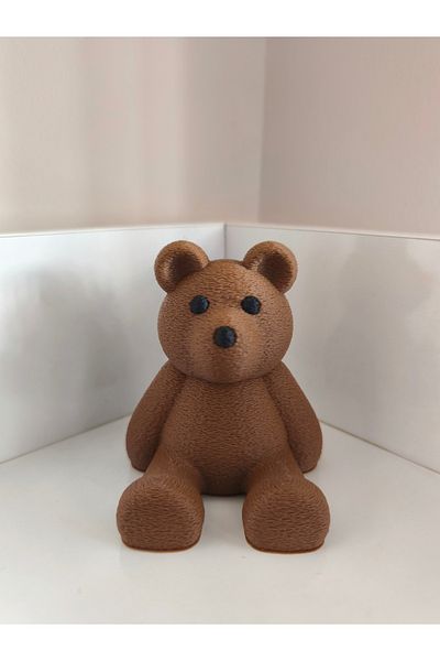 Alwin3d 9 cm Cake Top Teddy Bear Figure