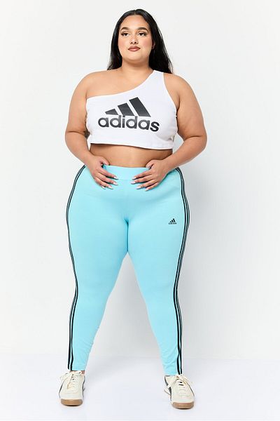 adidas Women Tight Fit Training Leggings, Light Blue