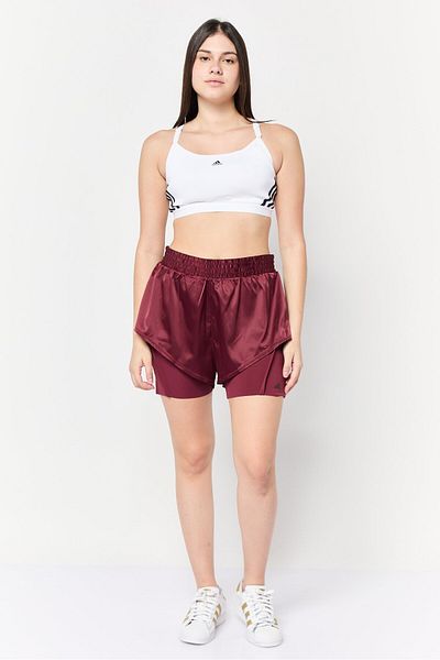 adidas Women Sportswear Fit Running Shorts, Maroon