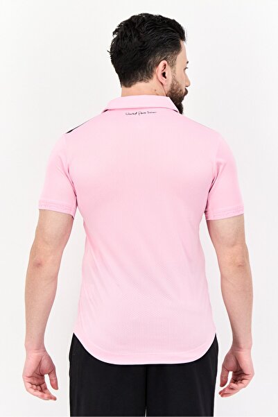 adidas Men Sportswear Fit Short Sleeve Football Jersey, Pink