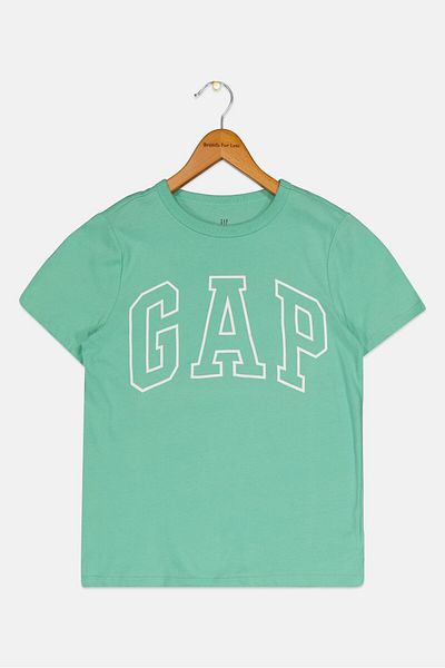GAP تي شيرتات بأكمام قصيرة مطبوعة برسومات للأولاد الصغار، باللون الأخضر