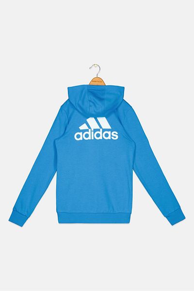 adidas Kids Girl Brand Long Sleeves Training Sweatshirt, Blue