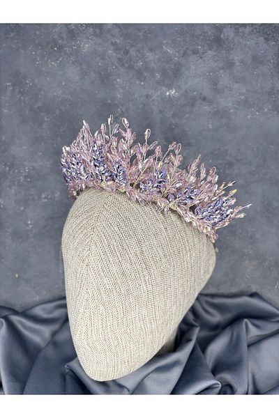Hayalperest boncuk Elisa Design Beaded Bridal Henna Crown Hair Accessory