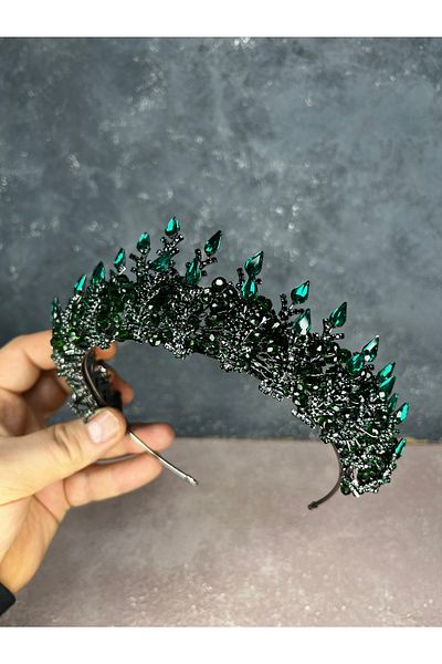 Hayalperest boncuk Ala Beaded Design Bridal Henna Crown