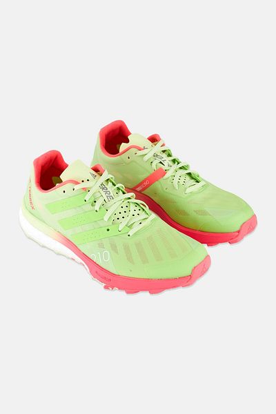 adidas Women Terrex Speed Ultra Lace Up Trail Running Shoes, Light Green