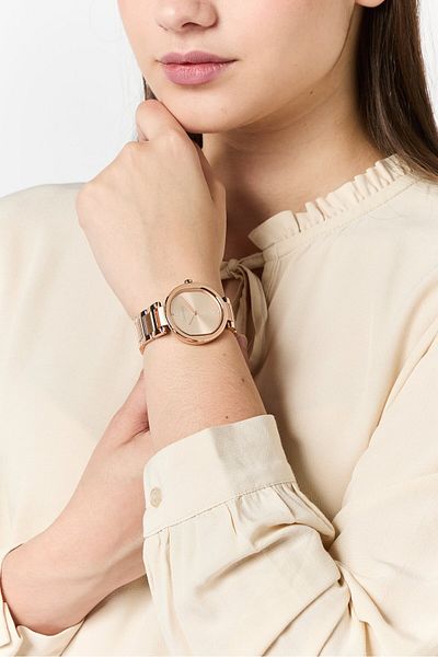 Calvin Klein Women 25200431 Analog Stainless Watch 30mm, Rose Gold