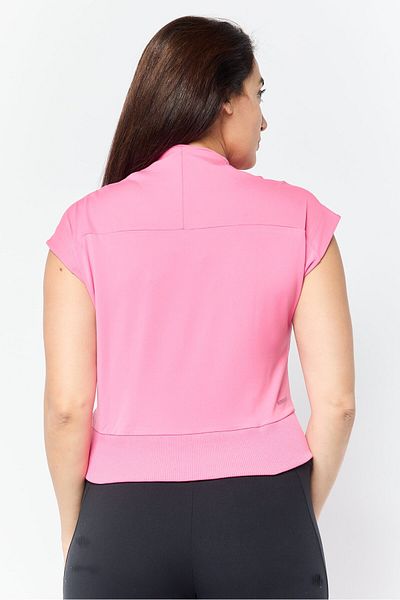 adidas Women Sportswear Fit Cap Sleeve Outdoor T-shirts, Pink