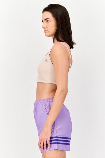 adidas Women Brand Logo Non-padded Sports Bra, Dusty Rose