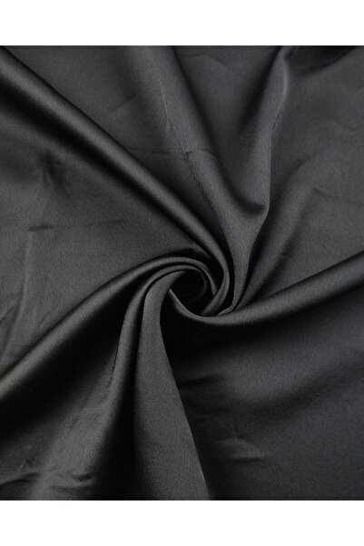 Kumaş Parça TELALI Чорний колір Сатен (Ширина 150 см x Довжина 220 см)
