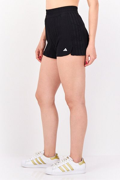 adidas Women Sportswear Fit Brand Logo Training Shorts, Black