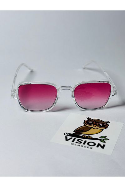 VG VISION GLASSES Sakura Unisex Transparent Sunglasses