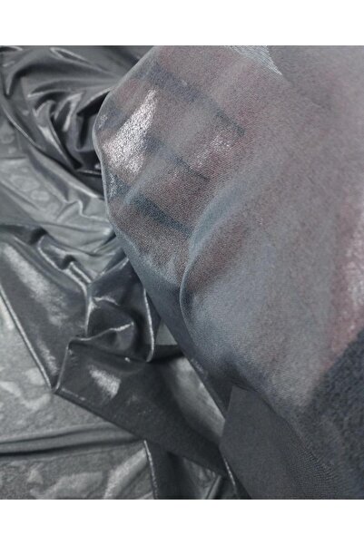 Kumaş Parça Чорна ламе з фольгою, довжина: 140 см