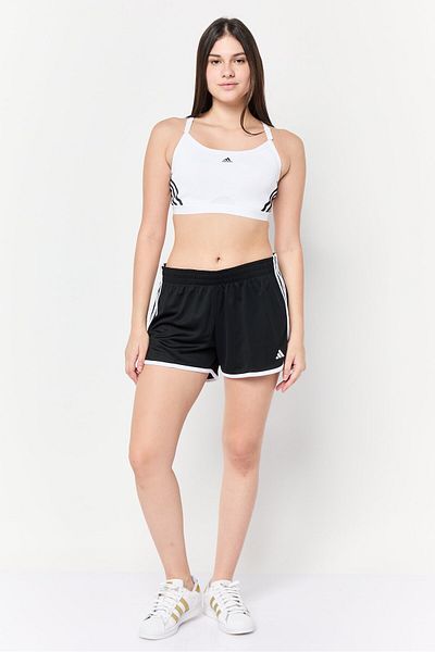 adidas Women Sportswear Fit 4 Inseam Running Shorts, Black