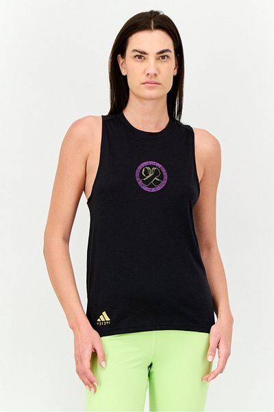 adidas Women Sportswear Fit Sleeveless Outdoor Tank Top , Black