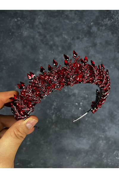 Hayalperest boncuk Ala Beaded Design Bridal Henna Crown