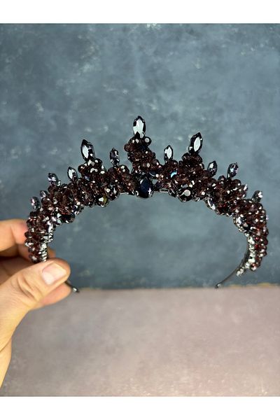 Hayalperest boncuk Likya Bead Embroidered Bridal Henna Crown