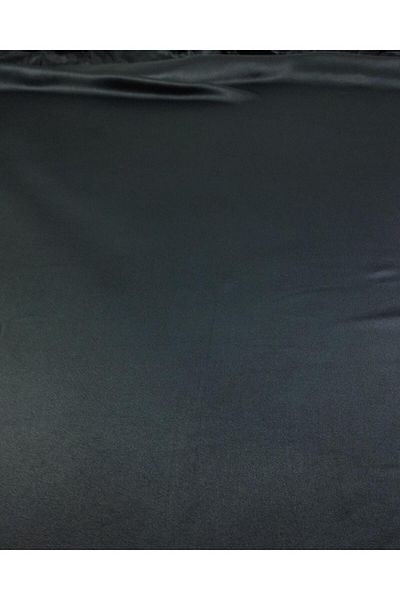 Kumaş Parça Satin Viscose in Black Color (Width 140 cm X Length 270 cm)