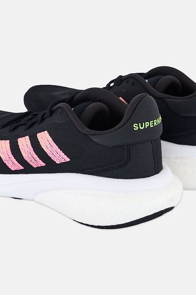 adidas Women Supernova 3 Lace Up Running Shoes, Black