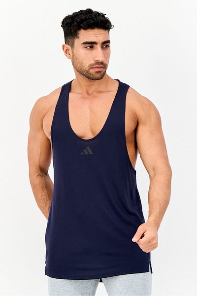 adidas Men Sportswear Fit Sleeveless Training Vest, Navy Blue