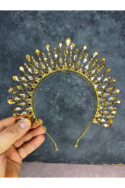 Hayalperest boncuk تاج حناء العروس من أياس