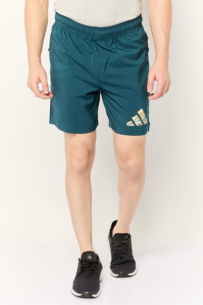 adidas Men Sportswear Fit Training Shorts, Teal Blue