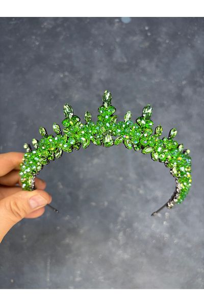 Hayalperest boncuk Likya Bead Embroidered Bridal Henna Crown