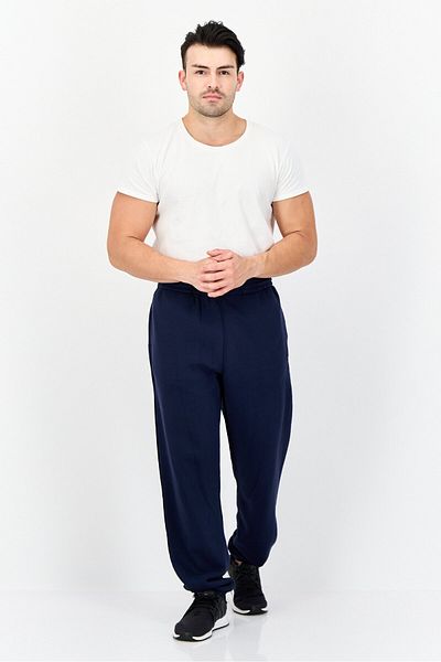 Dockers Men Regular Fit Embroidered Logo Sweatpants, Navy