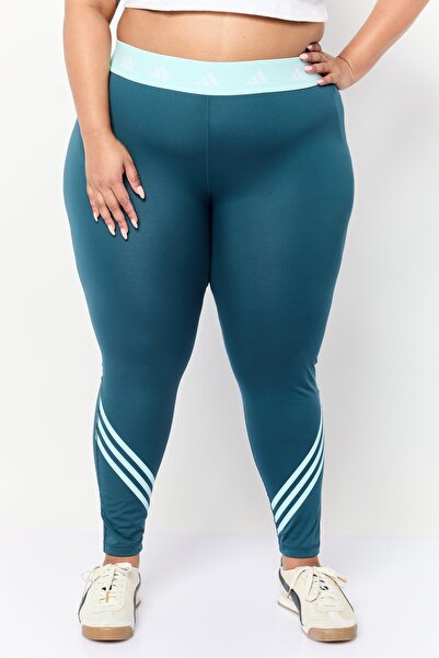 adidas بنطال رياضي نسائي للتدريب، لون أخضر مزرق