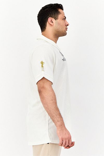 adidas x All Blacks Men Sportswear Fit Short Sleeves Rugby Jersey, White