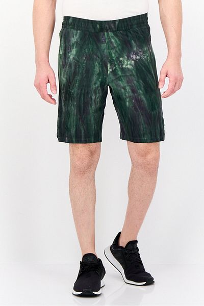 adidas Men Sportswear Fit 5 Inseam Outdoor Shorts, Green