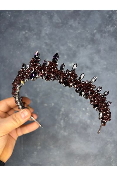 Hayalperest boncuk Likya Bead Embroidered Bridal Henna Crown