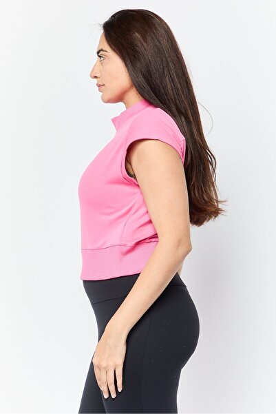 adidas Women Sportswear Fit Cap Sleeve Outdoor T-Shirts, Pink