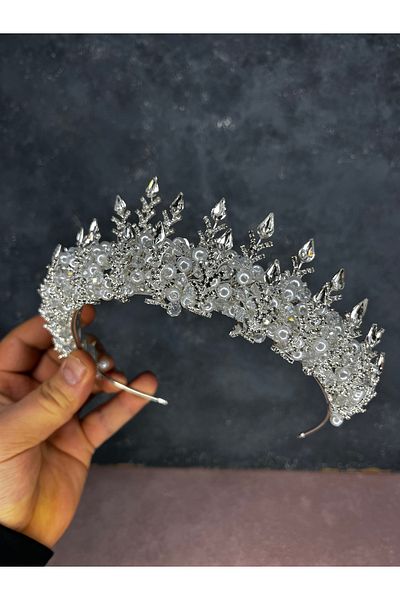 Hayalperest boncuk Ala Beaded Design Bridal Henna Crown