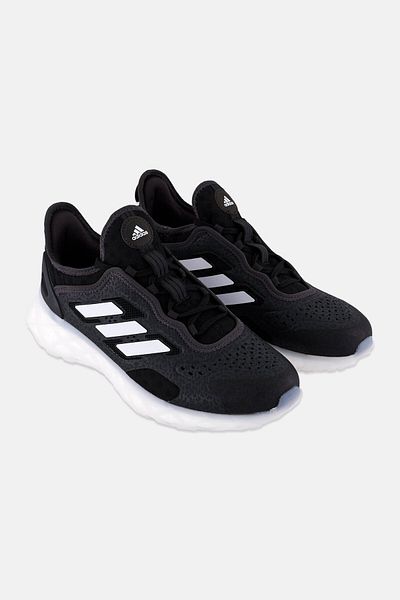 adidas Women Web Boost Lace Up Running Shoes, Black