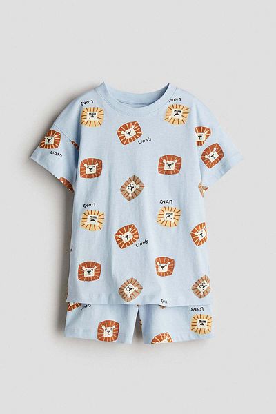 H&M Printed Jersey Pyjamas
