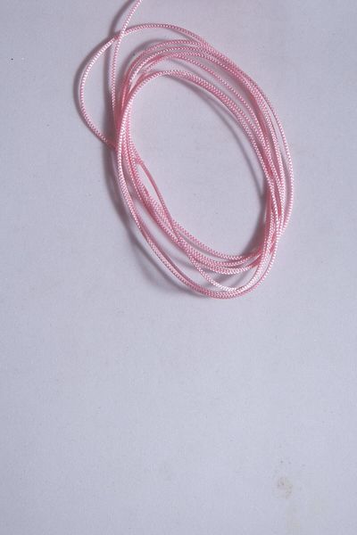 Eskişehir hobi sanat 1 Mm 25 Meters Pearl Pink Color Thin Parachute Rope Macrame Bracelet Rope Necklace Jewelry Design Rope