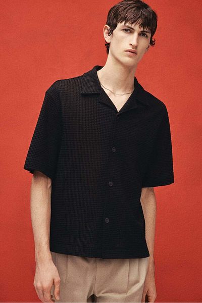 H&M Regular Fit Jacquard-knit shirt