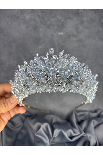 Hayalperest boncuk Livan Beaded Bridal Henna Crown Hair Accessory