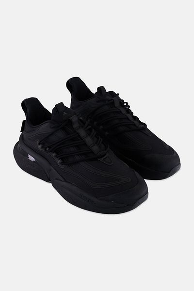 adidas Men Alphaboost Lace Up Running Shoes, Black