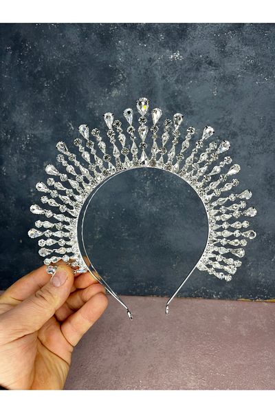 Hayalperest boncuk Ayas High Party Bridal Henna Crown