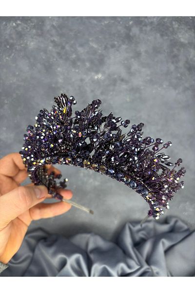 Hayalperest boncuk Livan Beaded Bridal Henna Crown Hair Accessory