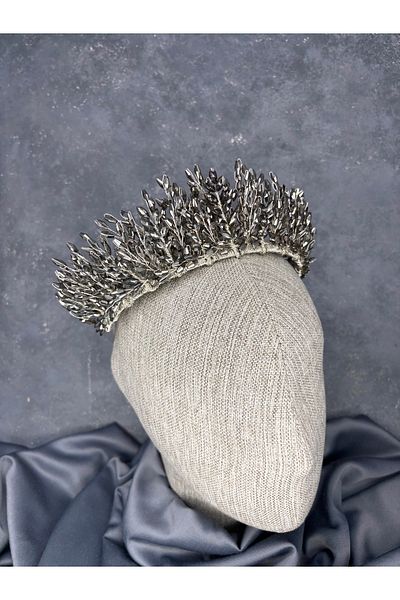 Hayalperest boncuk Elisa Design Beaded Bridal Henna Crown Hair Accessory