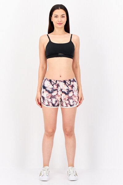 adidas Women Sportswear Fit 4 Inseam Running Shorts, Cream