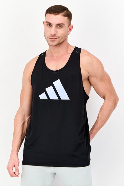 adidas Men Sportswear Fit Sleeveless Training Vest, Black