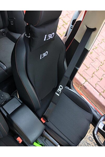 STİLİX GARAGE HYUNDAI i30 Бродирана предна двойна възглавница за кола 2 възгл...