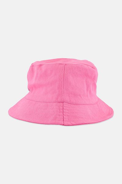 Bebe Women Brand Logo Bucket Hat, Pink