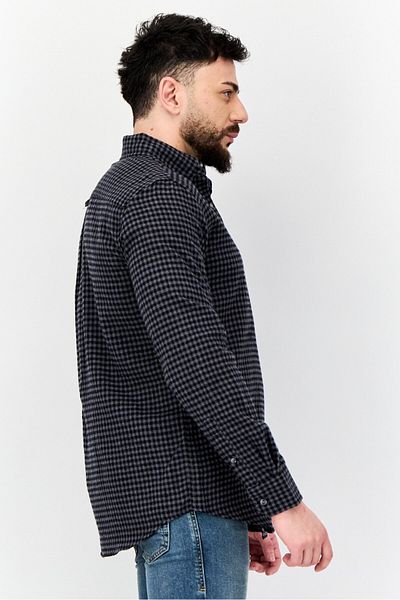 Chaps Men Regular Fit Plaid Long Sleeve Casual Shirts, Multicolor