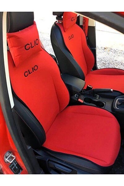 STİLİX GARAGE Renault Clio Pernă de scaun auto dublă brodată în față 2 perne ...