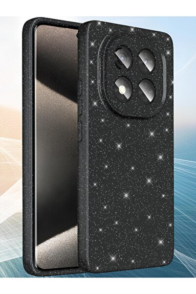 Hatreds Xiaomi Redmi Note 14 Pro Plus Kılıf Kamera Korumalı Parlak Simli Lüks...