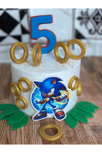 by şeyda palancı Set of Figures Sonic from Sugar Dough